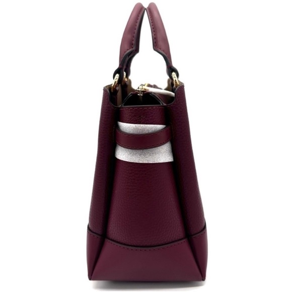 Michael Kors Reed Small Satchel Crossbody
Bag Dark Cherry - Picture 6 of 13